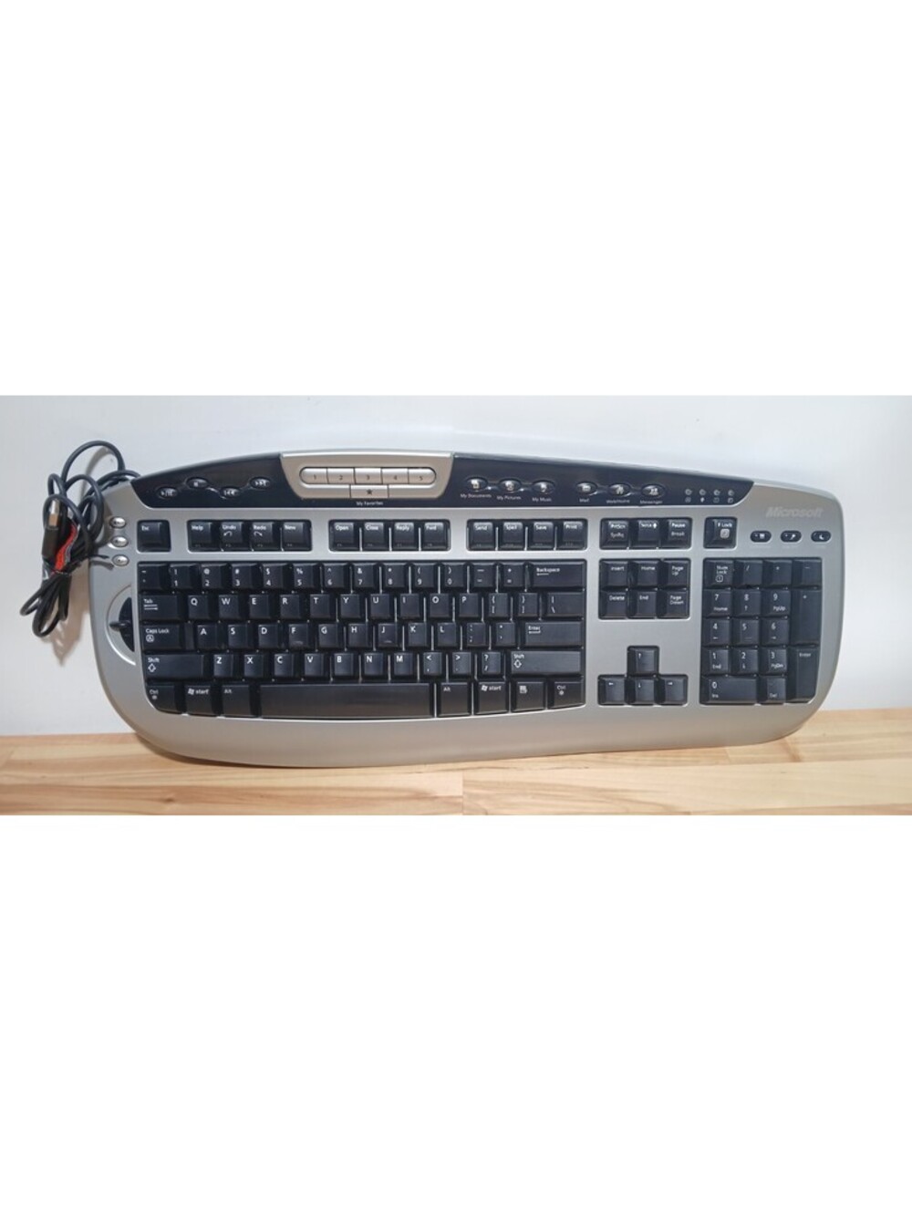 Microsoft KC-0405 Digital Media Pro USB Wired Keyboard Tested Working